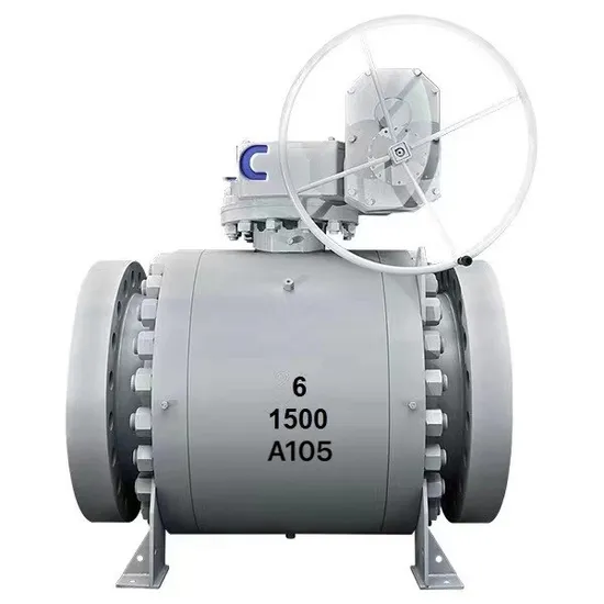 API 6D API608 Wcb CF8 CF8m A105 フランジおよびトラニオン取り付けボールバルブ