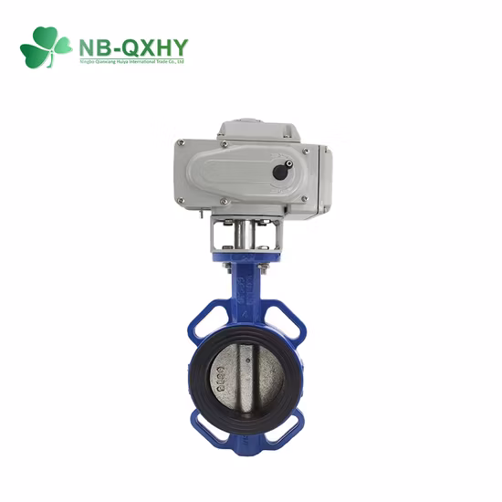 工業用ウエハータイプ電動バタフライバルブ